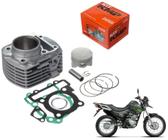 Kit Cilindro Pistão Aneis Kmp Fazer Factor Xtz Crosser 150 De 2013 Ate 2023