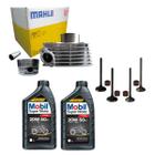 kit cilindro xr 250 cbx 250 ate 2008 com valvula oleo mobil - METAL LEVE