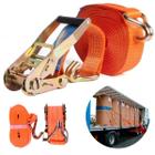 Kit Cinta Com Catraca Amarrar Carga Carreta Caminhao 4,5mts - StarTools