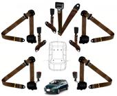 Kit cinto de segurança COMPLETO para CHEVROLET CORSA + fechos