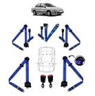 Kit cinto de segurança COMPLETO para FIAT MAREA + fechos