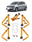 Kit cinto de segurança COMPLETO para VOLKSWAGEN FOX + fechos