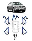 Kit cinto de segurança COMPLETO para VOLKSWAGEN GOL + fechos - HCML