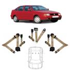 Kit cinto de segurança traseiro de 3 pontos VW Polo + fechos - HCML