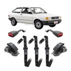 Kit Cinto Preto Vw Gol Quadrado Abdominal 3 Pontos Hastes - Garagem Online Dialp