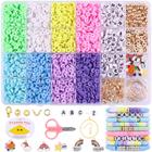 Kit Clay Beads Wullgess 3500 unidades para fazer pulseiras para adultos