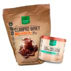Kit CleanPro Whey Protein 900g Chocolate + 100% Creatine Nutrify 300g