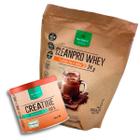 Kit CleanPro Whey Protein 900g Chocolate + Creatina Nutrify Creapure 300g