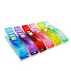 Kit Clips Pregador Coloridos - Papel E Tecido Com 6 Unidades