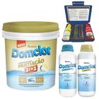 Kit Cloro Piscina Tratamento Estojo e Balde 10Kg Domclor