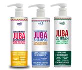 Kit Co Wash Limpeza Suave Juba 500ml - Shampoo Limpeza Inteligente 500ml - Condicionador Juba 500ml Widi Care