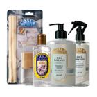 Kit Coala Chá Branco Difusor, Limpador Perfumado, Sabonete Líquido e Spray para Tecidos