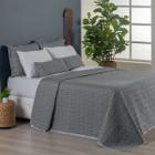 Kit Cobre Leito 07 Peças Urbany Bordado Hipercal 400 Fios Casal Queen