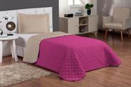 Kit Cobre Leito Cama Solteiro Matelado 3 Peças Pink/Caqui