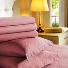 Kit Cobre Leito Colcha Casal 3 Peças Rosa Piquet Protetor de travesseiro 2 Abas -100% algodão