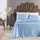 Kit Cobre Leito Colcha Sublime Queen Micropercal 200 Fios