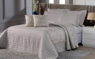 Kit Cobre Leito Luxuor Queen 6 Peças Peseira e Almofadas Variadas Cores Cama Micropercal 200 Fios