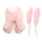 Kit Coelho Decorativo De Páscoa Patas e Orelhas Rosa 1037746