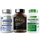 Kit Coenzima Gold + Treonato + Omega 3 Ultra 1360Mg Epa Dha Cert.Pureza Ifos - ECOMEV