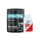 Kit: Coenzima Q10 100mg + Creatina Monohidratada Pote 300g - Soldiers Nutrition