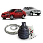 Kit Coifa Borracha Graxa Abraçadeira Homocinética Lado Roda Fiat Siena 2002 2003 2004 2005 2006 2007 2008 2009 - Grupo Auto