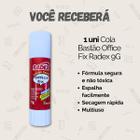 Kit Cola Branca Colorida Escolar Líquida Bastão Glitter Neon Pastel - Escolha Seu Kit