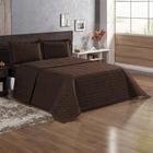 Kit Colcha Cobre leito Super King Size 3 Pçs Tecido Liso Roupa de Cama com Portas Travesseiros Matelado Ultrassónico