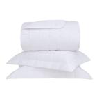 Kit Colcha com 3 Peças Queen Damask Stripes Cetim 300 Fios Buddemeyer