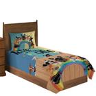 Kit Colcha + Fronha Estampa 3D Lepper Solteiro 160x240cm Pet Gato Cachorro Cama Decoração