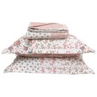 Kit Colcha Queen Bouti Cobre Leito Estampado 3 Peças