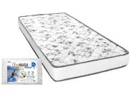 Kit Colchão Solteiro Ortobom Espuma D33 17x88cm - Ortofort + Travesseiro Nasa Fibrasca