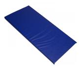 Kit Colchonete Azul + Corda de Pular Ajustável + Par de Caneleira Tornozeleira De Peso 4kgs Profissional