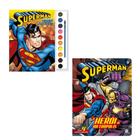Kit coleção 2 livros Superman - Quebra cabeça, e pintura - Ciranda Cultural