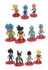 Kit Coleção De Bonecos Miniaturas Dragon Ball Z Goku 6 Cm G4