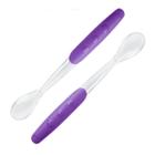 Kit Colheres De Silicone - Roxo - Nuk