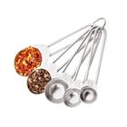 Kit Colheres Medidoras 5 Peças Inox Medidas Cozinha