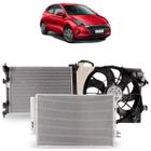 Kit Colisão Hb20 1.6 Flex Manual 2013 A 2019 Radiador Condensador e Eletroventilador