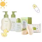 Kit Colônia shampoo condicionador sabonete barra e lenço c/ 5 itens - Natura