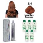 Kit Coloração Cabelos Louro Cobre + Ox Juca