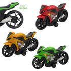 Kit com 03 Motos Esportiva Rodas em Cores Diferentes Coleção