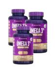 Kit com 03 unidades Super EPA Omega 3 TG (Selo MEG-3) EPA de 990 mg + DHA de 660 mg Odorless com 90 cápsulas-Sanavita