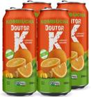 Kit Com 04 - Kombucha Orgânica Sabor Laranja e Gengibre 350ml DRK