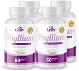Kit Com 04 - Psyllium 60 Cápsulas de 500mg Celliv