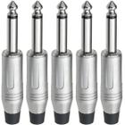 Kit Com 05 Plugs Mono P10 Com Baquelit Rabicho Prof.