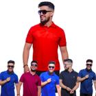 Kit com 06 Camisas Gola Polo Tecido Fio 30.1 100% Algodão