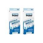 Kit Com 06 Esponja Magica Tekbond Bucha Limpeza Pesada Tira mancha Limpa Tudo