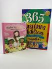 Kit Com 1 Livro 365 Historias E Uma Bíblia Do Bebê Meninas - Literatura Infantil , Devocional Diário