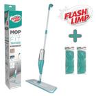 Kit com 1 Mop Spray Fit Rodo MOP0556 + 2 Refil Microfibra Mop Spray Fit RMOP7800 Flash Limp