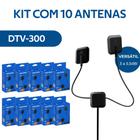 Kit com 10 Antenas Digital Interna Invisível Tipo Y Aquário - DTV-300