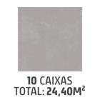 Kit com 10 Caixas Porcelanato Retificado Denver Gray In 70x70 Caixa 244m² Cinza Delta Cerâmicas